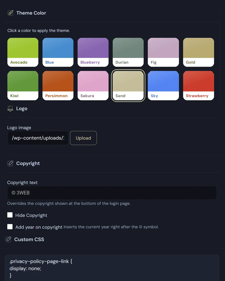Customize WordPress admin